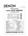 Сервисная инструкция Denon AVR-1800/87