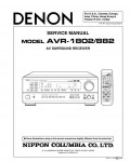 Сервисная инструкция Denon AVR-1802/882