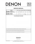 Сервисная инструкция Denon AVR-1911, AVR-791