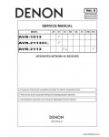Сервисная инструкция DENON AVR-1913, 2113, 2113CI V6