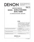 Сервисная инструкция Denon AVR-2105/885