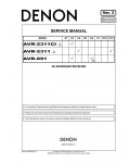 Сервисная инструкция Denon AVR-2311CI, AVR-891