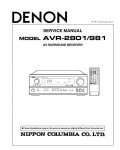 Сервисная инструкция Denon AVR-2801/981