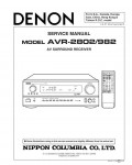 Сервисная инструкция Denon AVR-2802/982