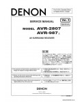 Сервисная инструкция DENON AVR-2807, 987 V3