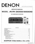Сервисная инструкция DENON AVR-3000, 3000G