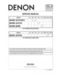 Сервисная инструкция Denon AVR-3310, AVR-3310CI, AVR-990