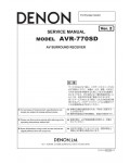 Сервисная инструкция Denon AVR-770SD