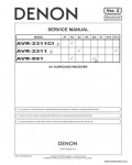 Сервисная инструкция DENON AVR-891, 2311, 2311CI V2