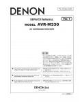 Сервисная инструкция Denon AVR-M330