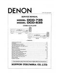 Сервисная инструкция Denon DCD-635, DCD-735