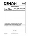 Сервисная инструкция Denon DCD-710AE