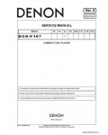 Сервисная инструкция DENON DCD-F107 V4