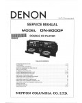 Сервисная инструкция Denon DN-2000F