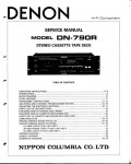 Сервисная инструкция DENON DN-790R