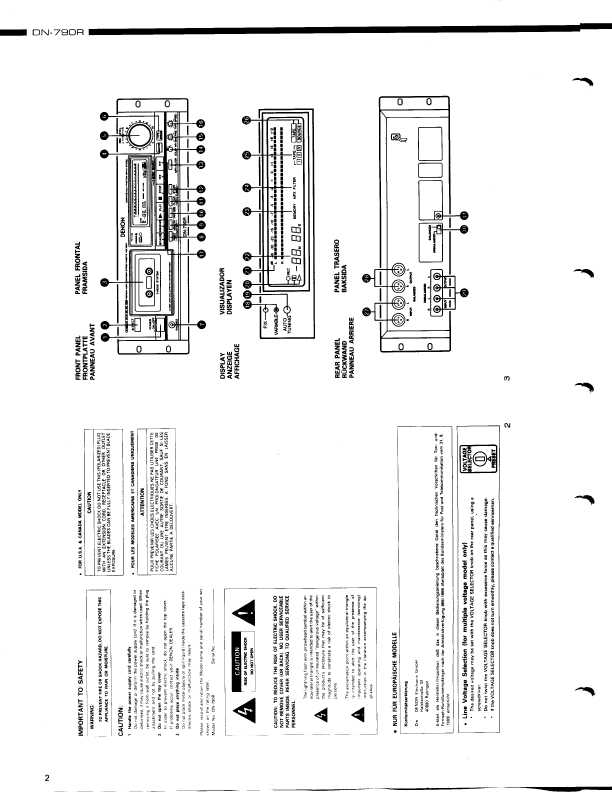 Сервисная инструкция DENON DN-790R