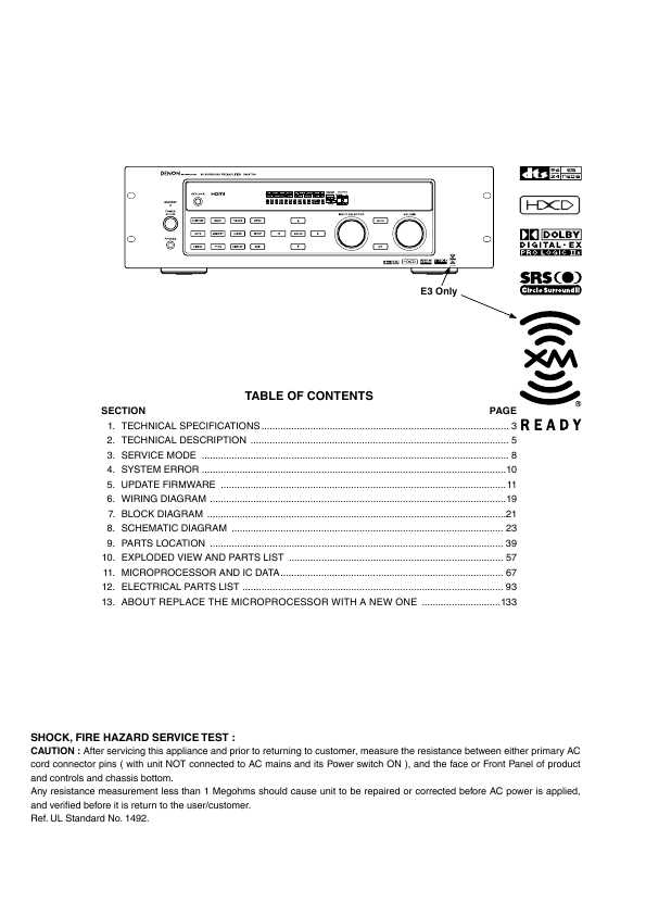 Сервисная инструкция Denon DN-A7100