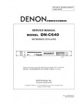 Сервисная инструкция Denon DN-C640
