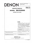 Сервисная инструкция Denon DN-D4000