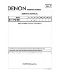 Сервисная инструкция Denon DN-F300