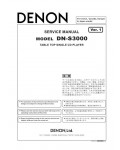 Сервисная инструкция Denon DN-S3000