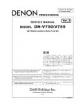 Сервисная инструкция Denon DN-V750, DN-V755