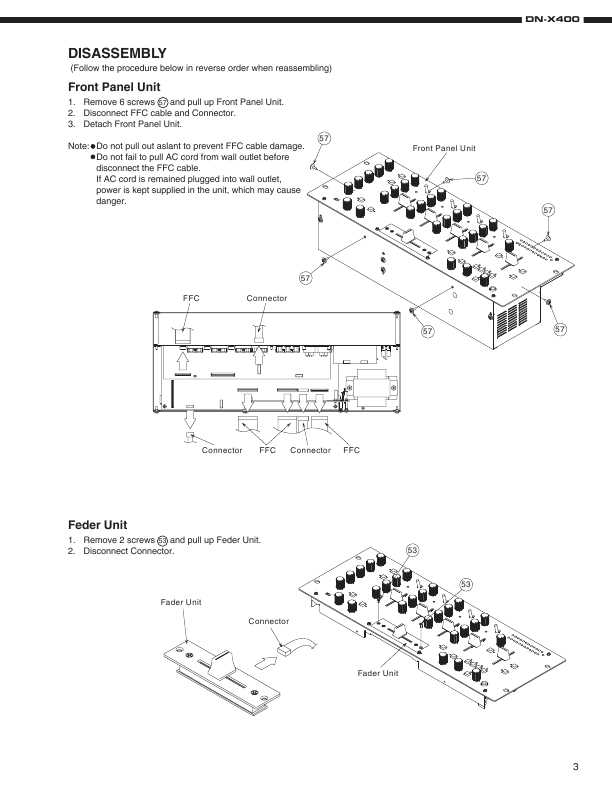 Сервисная инструкция Denon DN-X400
