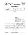 Сервисная инструкция Denon DN-X500