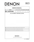 Сервисная инструкция Denon DP-200USB VER.1
