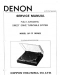 Сервисная инструкция Denon DP-7F SERIES