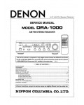 Сервисная инструкция Denon DRA-1000