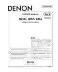 Сервисная инструкция Denon DRA-CX3