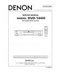 Сервисная инструкция Denon DVD-1600