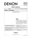 Сервисная инструкция Denon DVD-1740/558