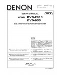 Сервисная инструкция Denon DVD-2910, DVD-955