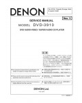 Сервисная инструкция Denon DVD-3910
