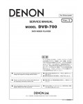 Сервисная инструкция Denon DVD-700