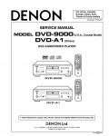 Сервисная инструкция Denon DVD-9000, DVD-A1