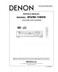 Сервисная инструкция Denon DVM-1805