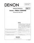 Сервисная инструкция Denon PMA-1500AE