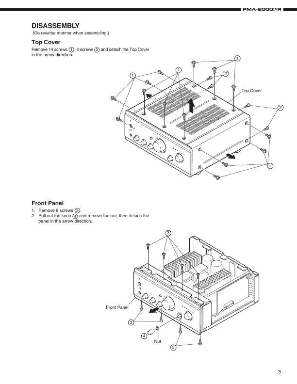 Сервисная инструкция Denon PMA-2000IVR