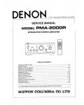 Сервисная инструкция Denon PMA-2000R