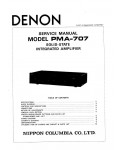 Сервисная инструкция Denon PMA-707