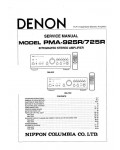 Сервисная инструкция Denon PMA-725R, PMA-925R