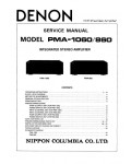 Сервисная инструкция Denon PMA-860, PMA-1060