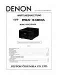 Сервисная инструкция Denon POA-4400A