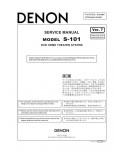 Сервисная инструкция Denon S-101, VER.7