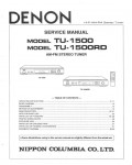 Сервисная инструкция Denon TU-1500, TU-1500RD