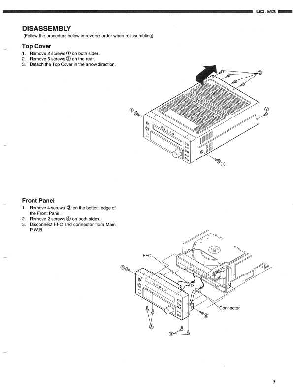 Сервисная инструкция Denon UD-M3