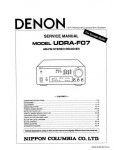 Сервисная инструкция DENON UDRA-F07